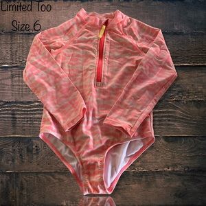 Size 6 Limited Too! Rashguard Swimsuit